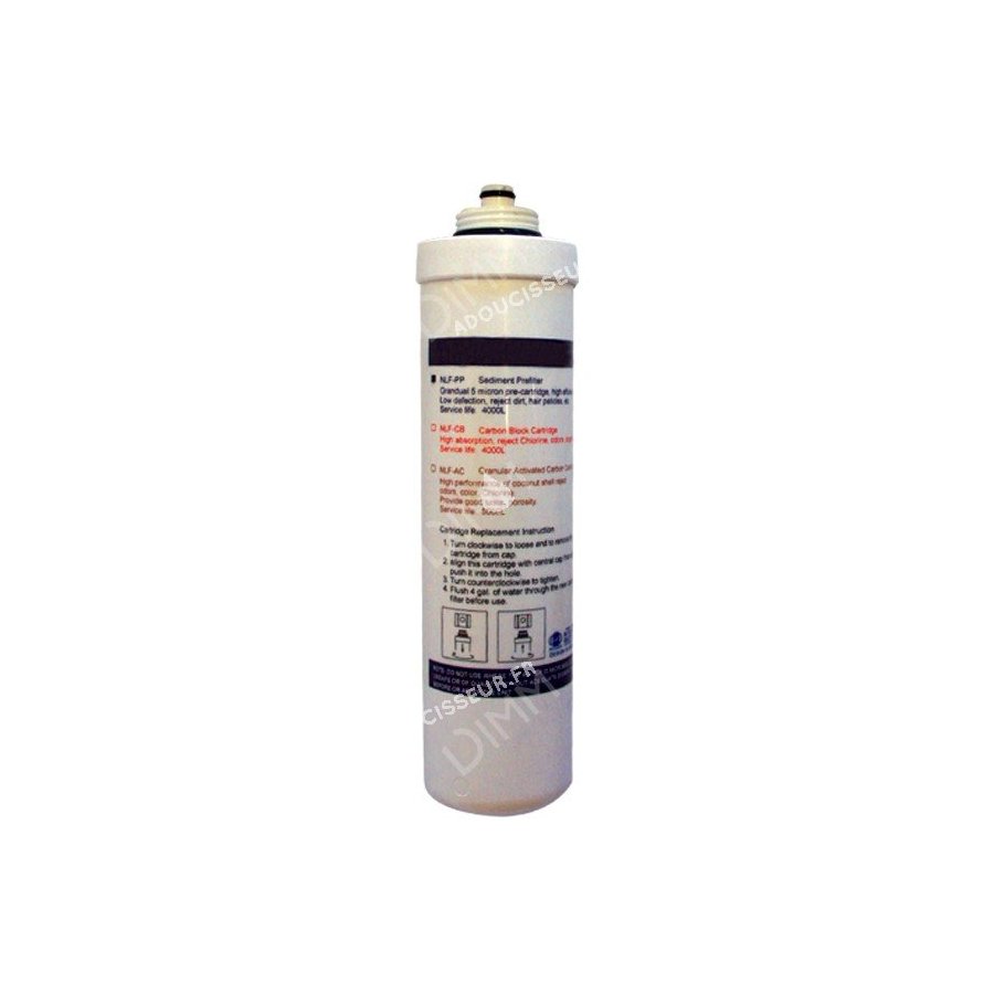 Cartouche NLF 10'' - résine anionique