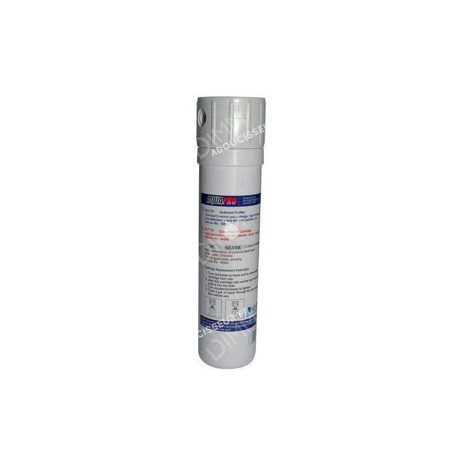 Filtre NL complet avec cartouche charbon bloc