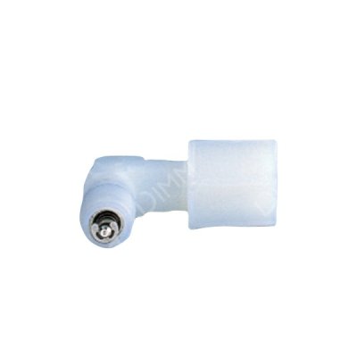 Clapet anti-retour coudé 1/4'' x mâle 1/8''
