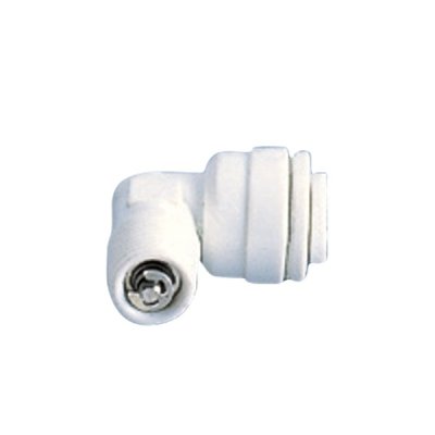 Clapet anti-retour coudé 1/4'' x mâle 1/8''