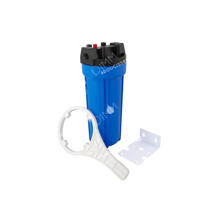 Porte-filtre AQF 10'' avec accessoires - raccordement 3/8''