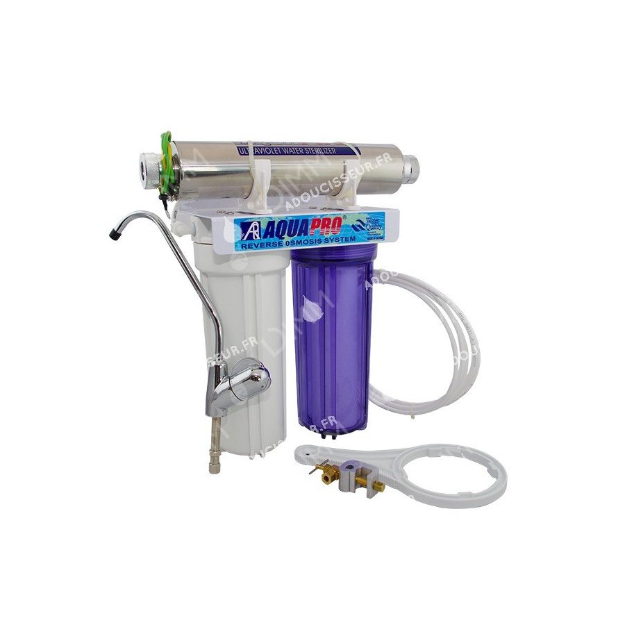 Purificateur sous évier 2 niveaux avec stérilisateur UV