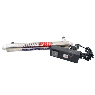 Stérilisateur UV horizontal 6 GPM (1362 L/h) avec ballast