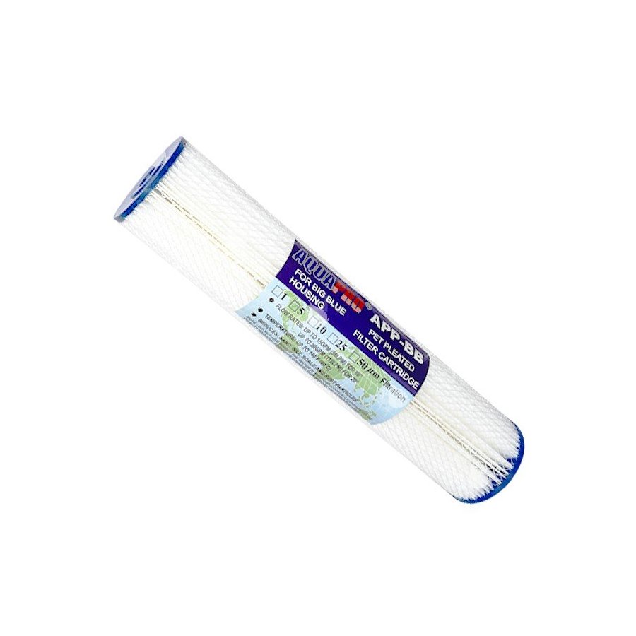 Cartouche plissée Big Blue 20'' - 1 micron