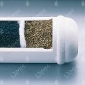 Cartouche en ligne charbon actif + KDF 11'' x 21/2'' - raccordement 1/4''