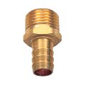 Connecteur d'évacuation en laiton mâle 3/8'' avec barbelure 3/8''