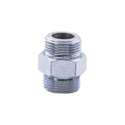 Mamelon nipple en bronze chromé 1/4'' x 1/4''