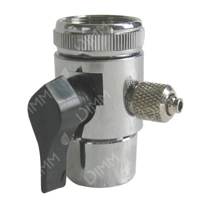 Vanne de dérivation avec robinet et écrou - tubing 3/8''