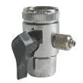 Vanne de dérivation avec robinet et écrou - tubing 1/4''