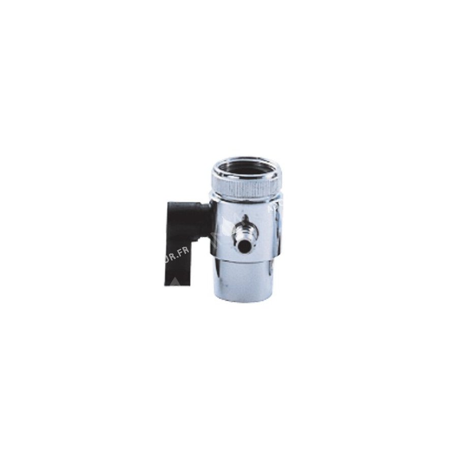 Vanne de dérivation avec robinet et barbelure - tubing 3/8''