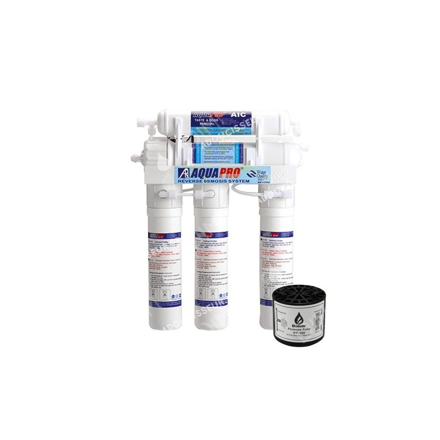 Osmoseur NL-RO5 - 50 GPD (190 L/j) avec pompe permeat