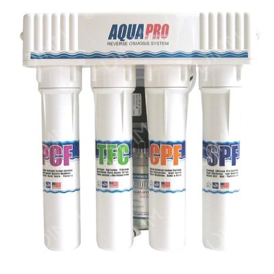 Osmoseur 680 blanc - 100 GPD (380 L/j) avec pompe booster