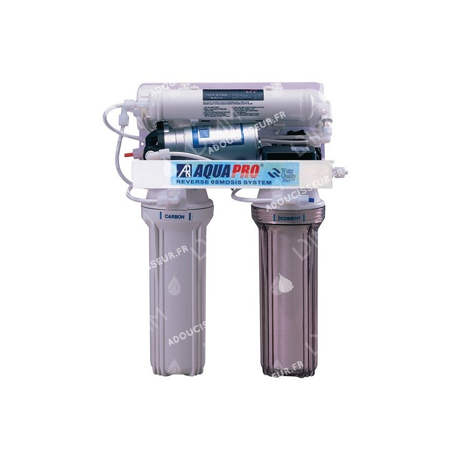 Osmoseur AP 4000 - 125 GPD (475 L/j) avec pompe booster