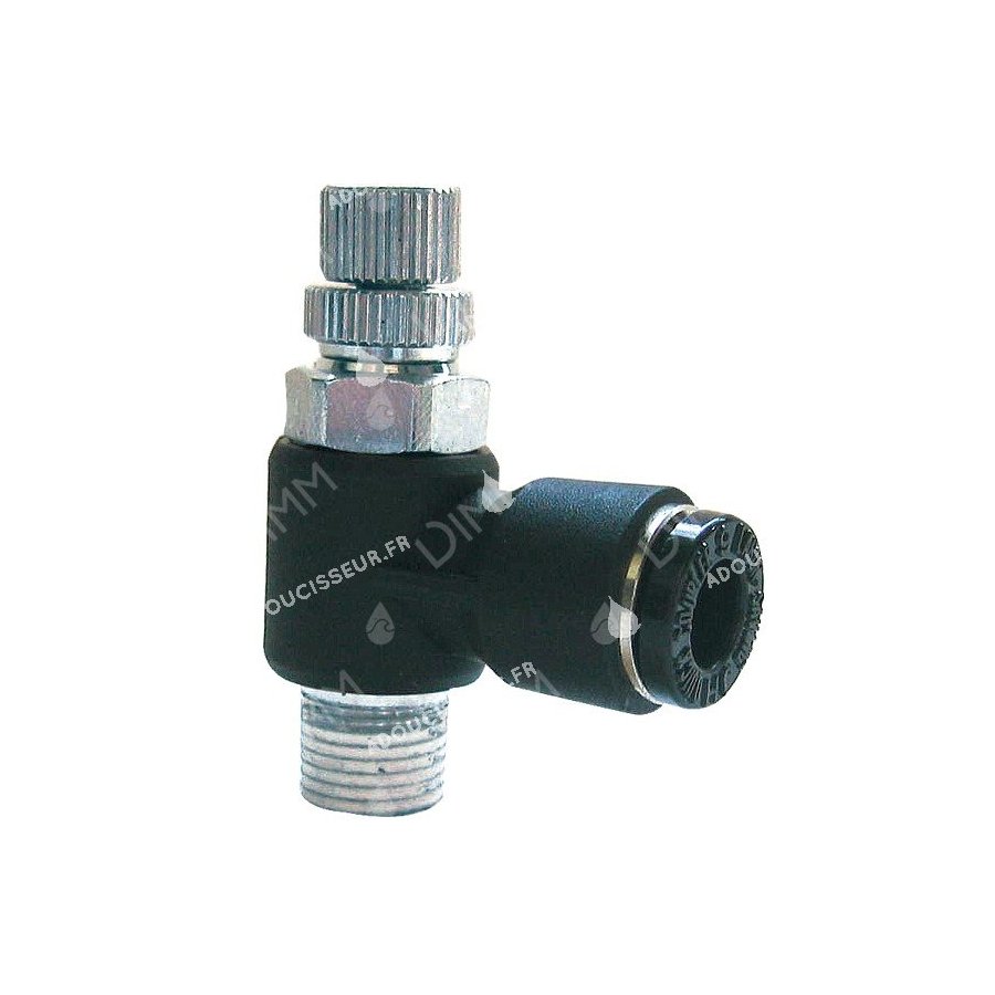 Restricteur de débit réglable 1/8'' pour démo-kit