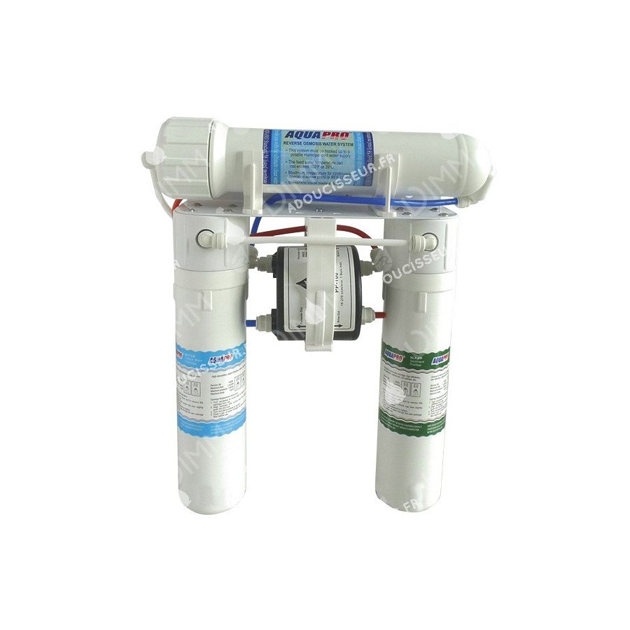 Osmoseur NL-RO3 - 75 GPD (284 L/j) avec pompe permeat