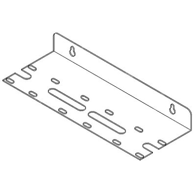 Support type L en acier pour 3 porte-filtres AQF