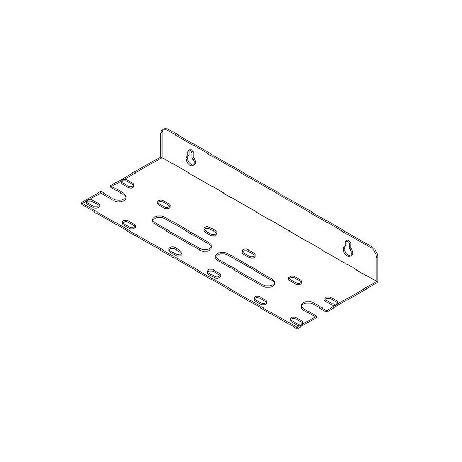 Support type L en acier pour 3 porte-filtres AQF