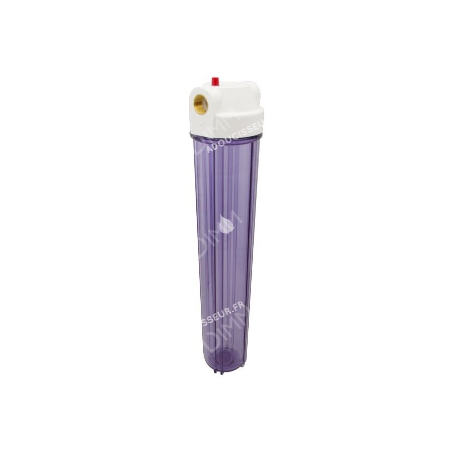 Porte-filtre AEG 20'' avec joints - raccordement en laiton 3/4''