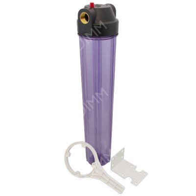 Porte-filtre AEG 20'' avec accessoires - raccordement en laiton 3/4''