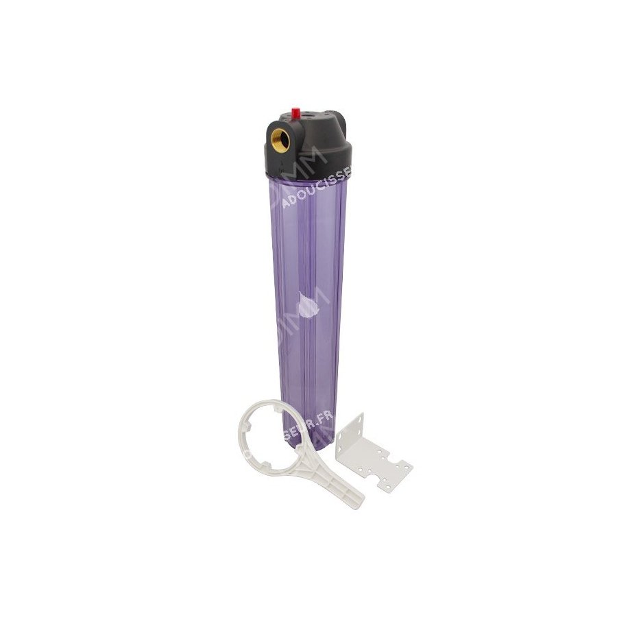 Porte-filtre AEG 20'' avec accessoires - raccordement en laiton 3/4''