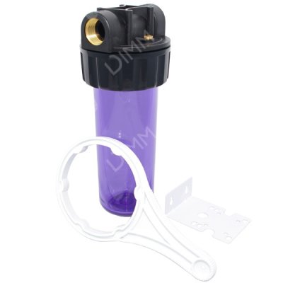 Porte-filtre AHS3 10'' avec cartouche - raccordement 1''