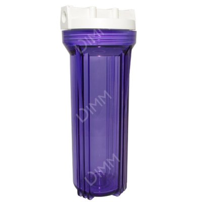 Porte-filtre AYT 10'' transparent - raccordement 3/8''