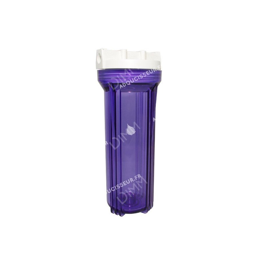 Porte-filtre AYT 10'' transparent - raccordement 3/8''