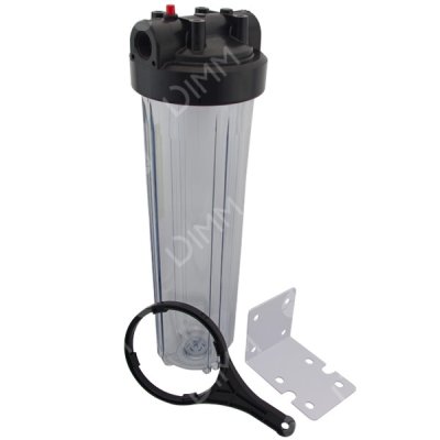 Porte-filtre AQF Big Blue 20'' avec accessoires - raccordement 1''