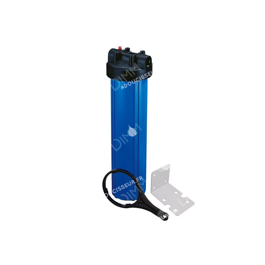 Porte-filtre AQF Big Blue 20'' avec accessoires - raccordement 1''