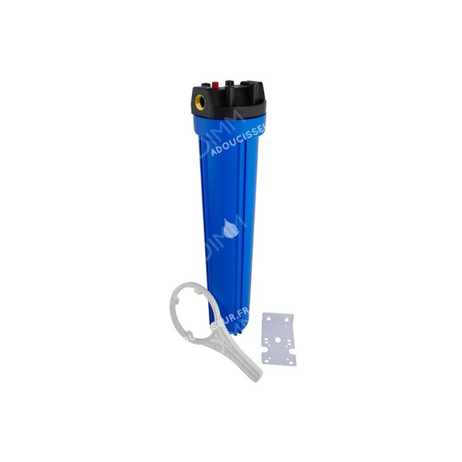 Porte-filtre AQF 20'' avec accessoires - raccordement en laiton 3/4''