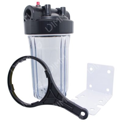 Porte-filtre AQF Big Blue 10'' avec accessoires - raccordement 1''