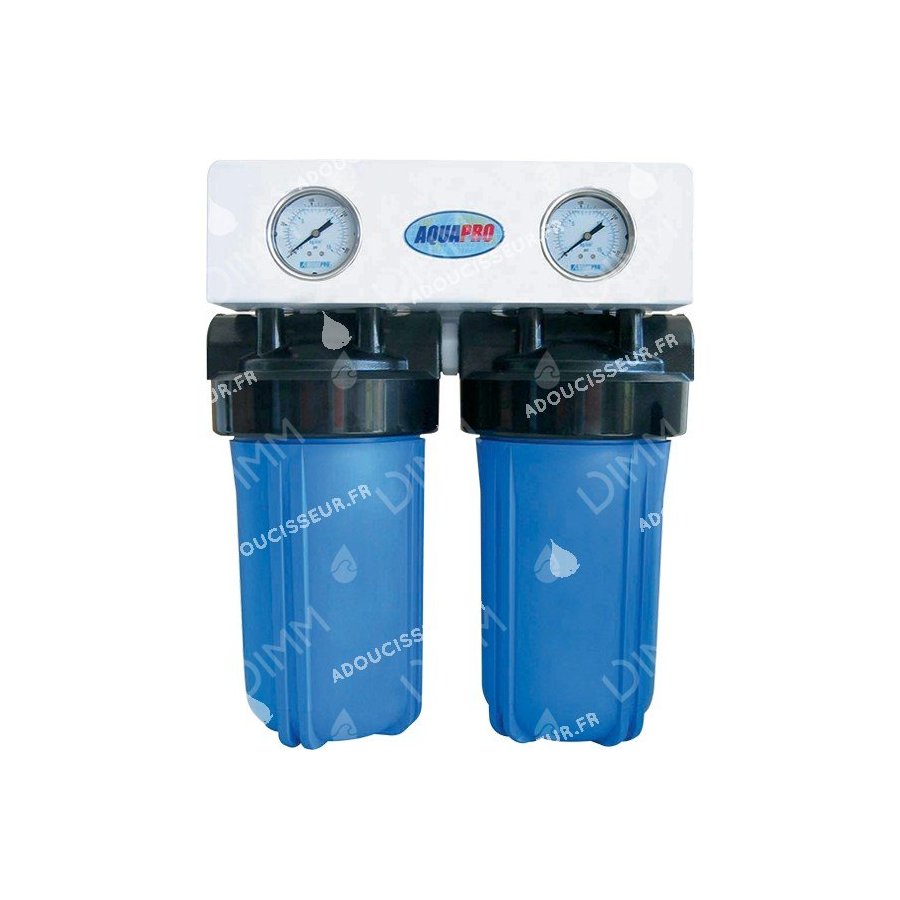 Purificateur Big Duo 10'' avec cartouche GAC