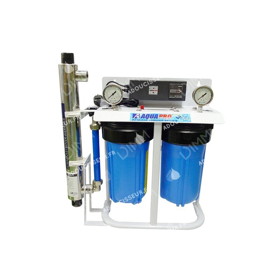Système jumelé Big Blue 10'' (KDF) avec stérilisateur UV