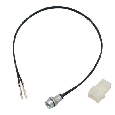 LED vert d'indication avec câble + épingle