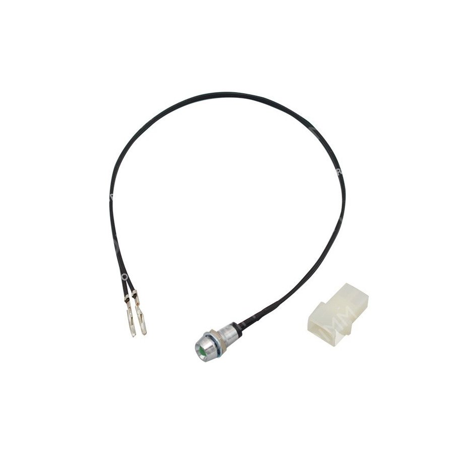LED vert d'indication avec câble + épingle