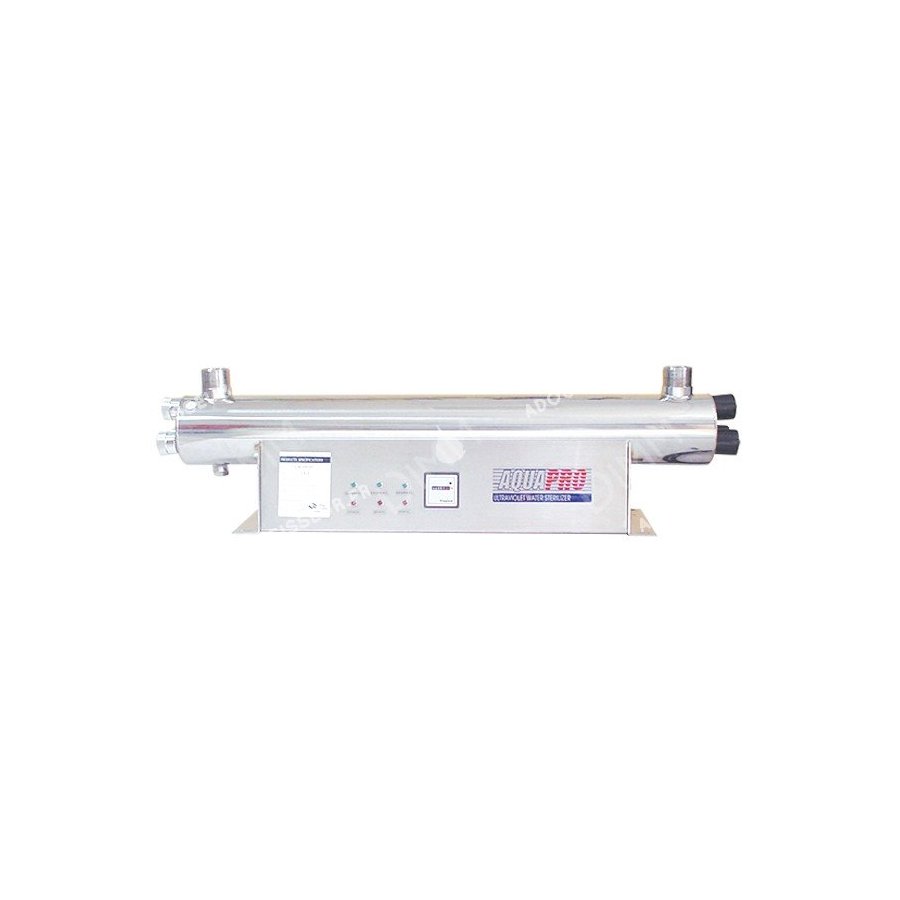 Stérilisateur UV horizontal 36 GPM (8172 L/h) avec compteur horaire