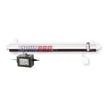 Stérilisateur UV horizontal 12 GPM (2725 L/h) avec compteur horaire + ballast