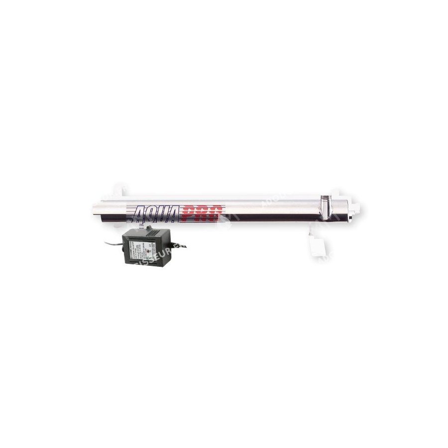Stérilisateur UV horizontal 12 GPM (2725 L/h) avec compteur horaire + ballast