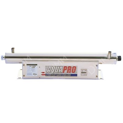Stérilisateur UV horizontal 12 GPM (2725 L/h) avec compteur horaire