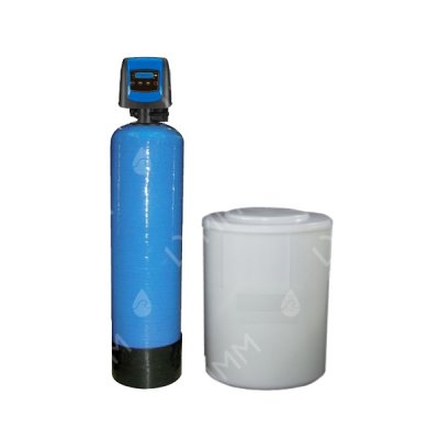 Adoucisseur bibloc 125L - vanne Fleck 5800 LXT volumétrique électronique