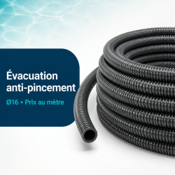 Tuyau d'évacuation pour adoucisseur d'eau