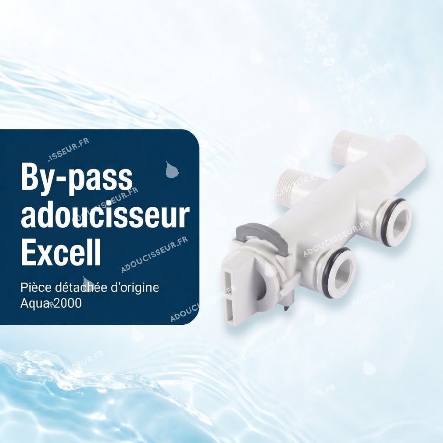 By-pass d'Origine Aqua 2000 pour Adoucisseur Excell & Hydro@Home