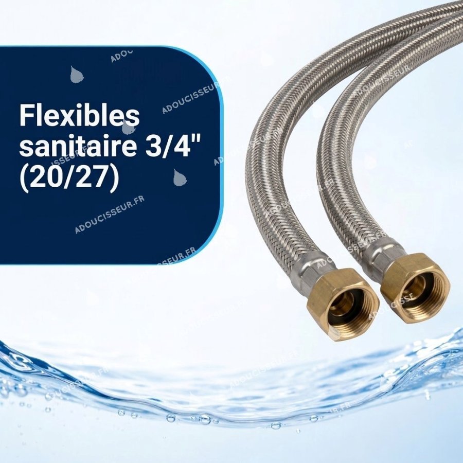 Flexibles sanitaire 3/4 " (20/27)