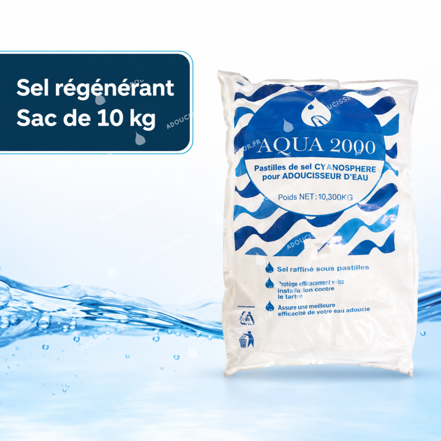 Sel régénérant pour adoucisseur – Sac de 10 kg