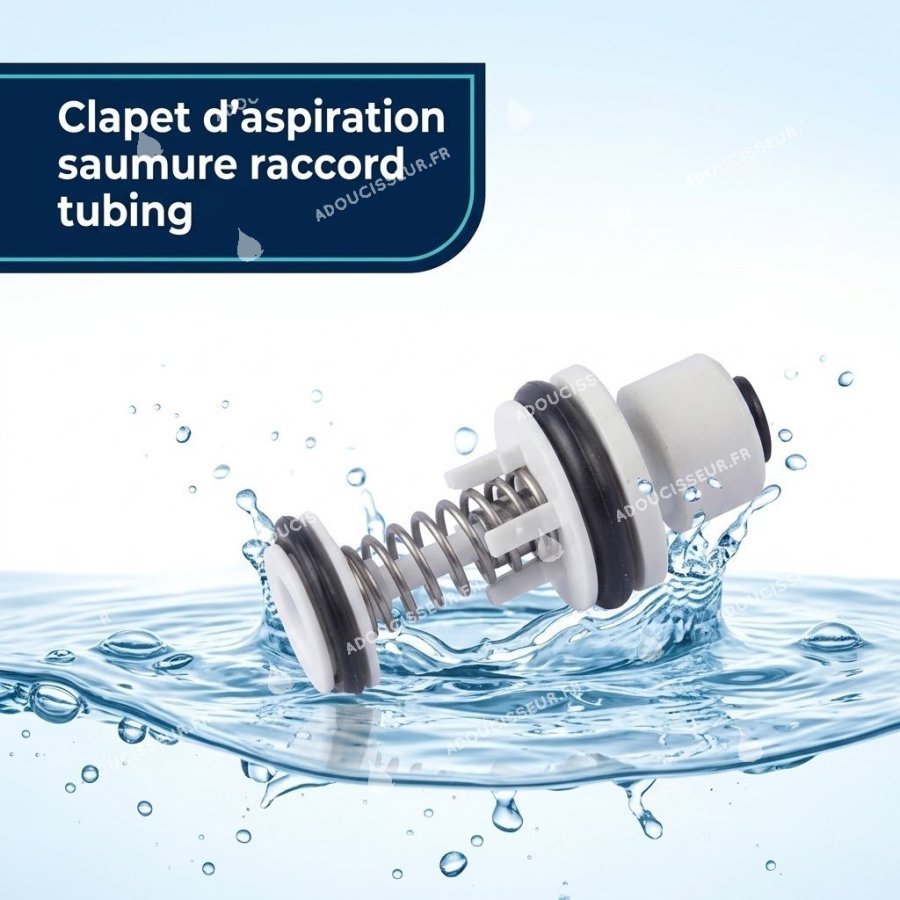 Clapet d'aspiration de saumure