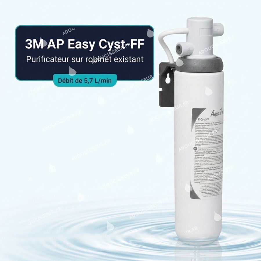 Purificateur d’eau sous évier 3M Aqua-Pure AP Easy Cyst-FF