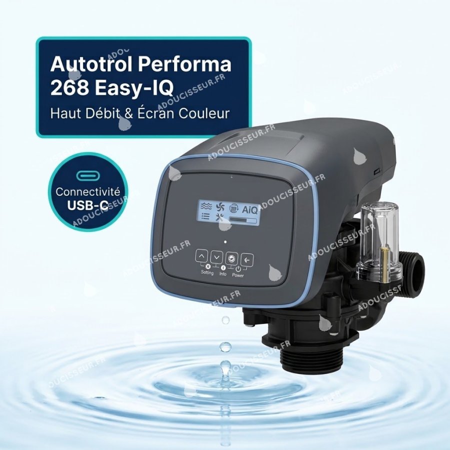 Vanne Autotrol Performa 268 Easy-IQ Écran Couleur