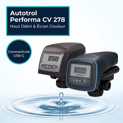 Vanne Autotrol Performa CV 278 Easy-IQ Écran Couleur
