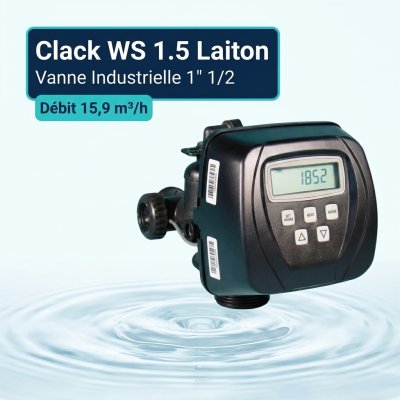 Vanne Clack WS1.5 Laiton électronique 1 1/2" (Timer CI)