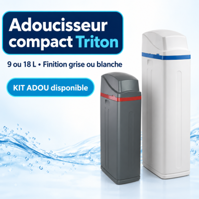 Adoucisseur compact Triton Floteck 85 – 9 ou 18 L